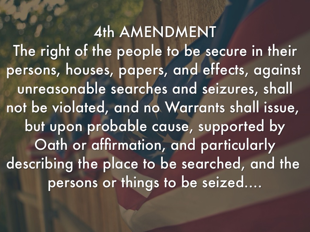 the Fourth Amendment originally enforced the notion that “each man’s home is his castle”, secure from unreasonable searches and seizures of property by the government.