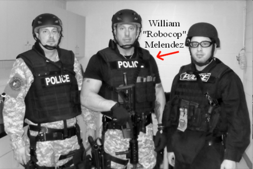 Known as Robocop, Melendez also had to settle 2 wrongful death lawsuits he was involved in
