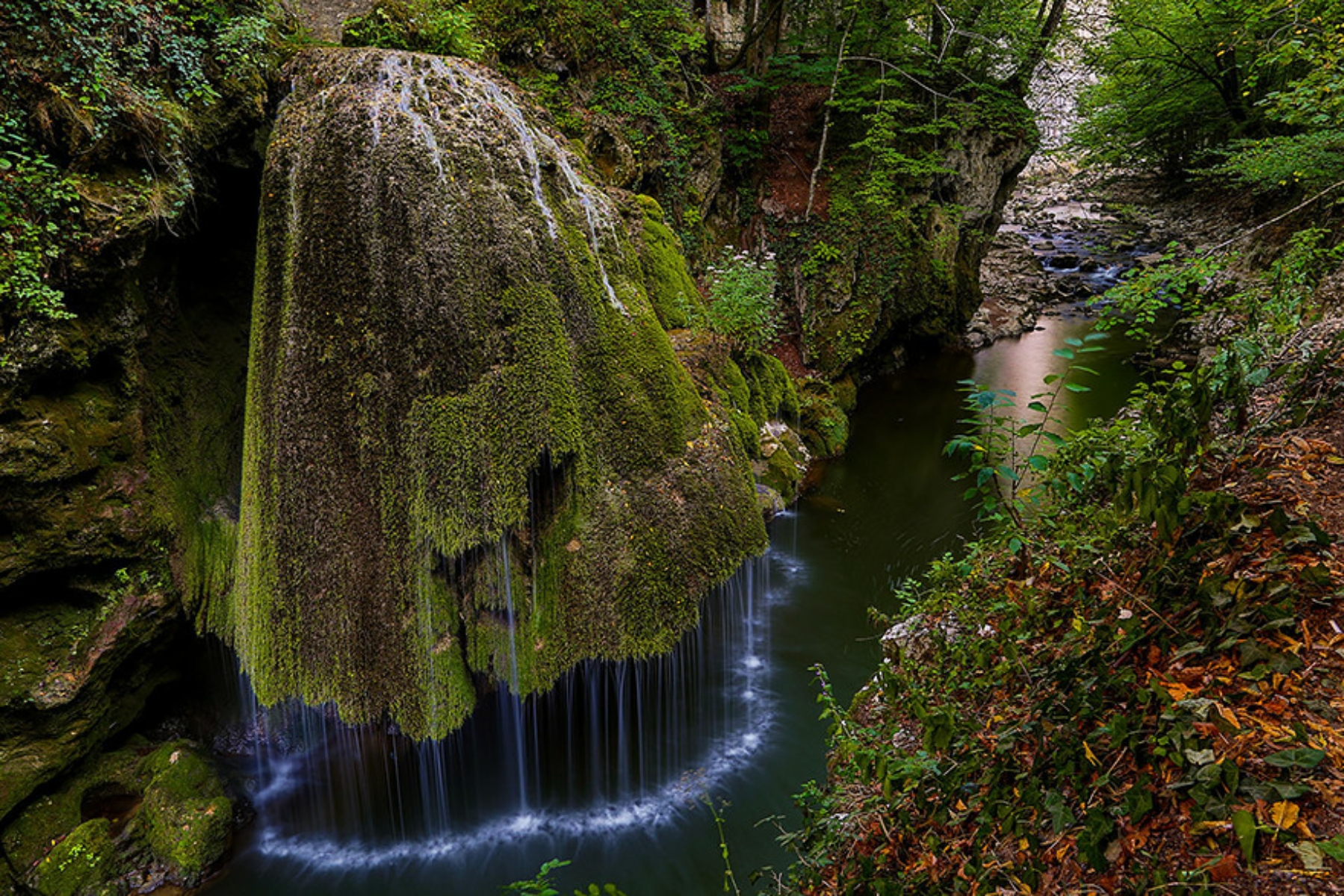 The Beautiful Bigar Waterfall Caraș-Severin Romania