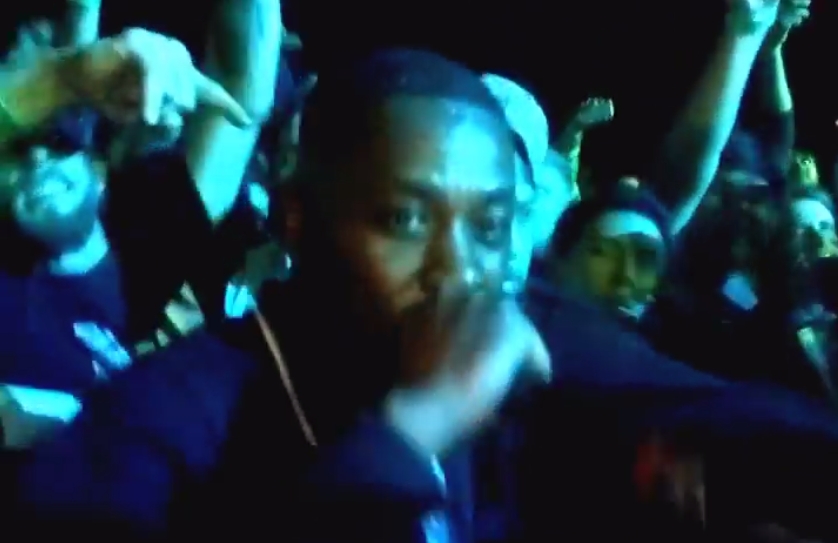 GZA Comes Off Stage To Rock The Crowd!