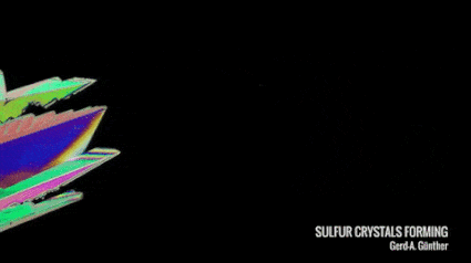Sulfur Crystals Forming - Gerd A. Günther