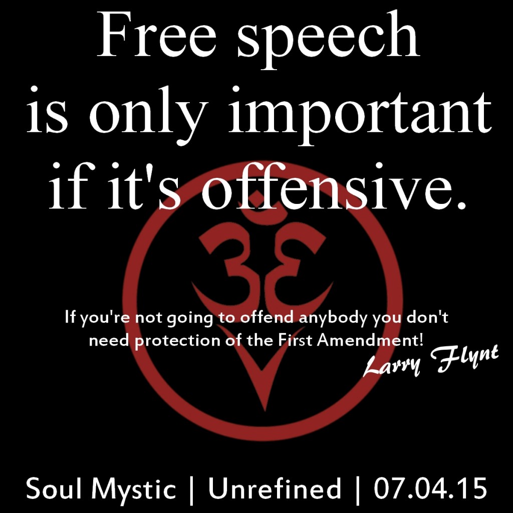 Free Speech Is Only Important If It's Offensive!